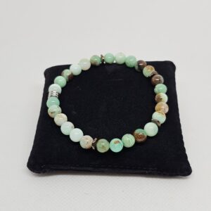 Bracelet en chrysoprase