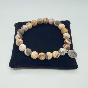Bracelet en jaspe brun